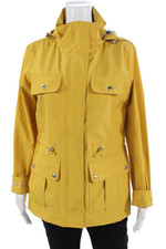 Casaco de chuva Lands End feminino amarelo corta-vento botão frontal tamanho P comprar usado Casaco de chuva Lands End feminino amarelo corta-vento botão frontal tamanho P comprar usado  Enviando para Brazil