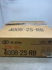 Arandela de parede Z-Lite 4008-2S-RB Datus 2 luzes 6,5 polegadas latão esfregado luz de parede comprar usado  Enviando para Brazil