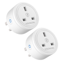 Smart Plug WiFi soquete Alexa, Google Home soquete de controle remoto inteligente pacote com 2 Reino Unido comprar usado  Enviando para Brazil