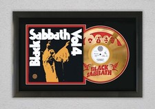 Black Sabbath Vol 4 edição limitada corte a laser tela LP dourada ou platina comprar usado  Enviando para Brazil