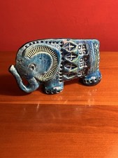 Figura elefante ceramica usato  Torino