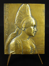 Medalla Joven Poitevina En Coifa Bautismal San Juan De Poitiers Poitou Medal comprar usado  Enviando para Brazil
