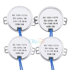 Motor síncrono grande 50/60Hz AC 100-127V 0.8-18R/Min CCW/CW 4W, usado comprar usado  Enviando para Brazil