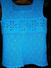 Top bluette pizzo usato  Varese