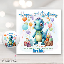 Personalised dinosaur birthday for sale  LEICESTER