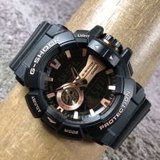 Relógio digital analógico Casio G-Shock masculino GA-400GB multifuncional borracha quartzo 8" comprar usado  Enviando para Brazil