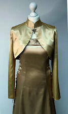 Beige satin abendkleid gebraucht kaufen  Dornburg
