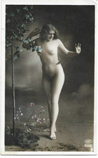 Nudo artistico cartolina usato  Viterbo