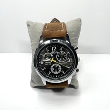 Relógio masculino SHSHD PRC 200 / pulseira de couro marrom comprar usado  Enviando para Brazil