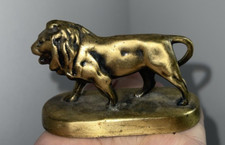 Antiqued brass lion for sale  Refugio