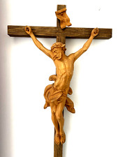 Wandkreuz kruzifix holz gebraucht kaufen  Übach-Palenberg