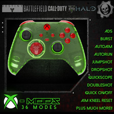 CONTROLADOR DE FOGO RÁPIDO XBOX ONE SERIES - CARNAGE MOD 2.0 - VERDE CLARO - KIT VERMELHO, usado comprar usado  Enviando para Brazil