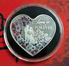 Herz münze rose gebraucht kaufen  Leipzig