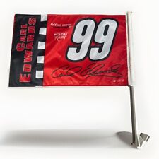 Bandeira de carro dupla face Carl Edwards # 99 Office Depot! Frete grátis rápido! comprar usado  Enviando para Brazil