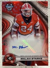2024 Bowman University Best - MALAKI STARKS Auto /10 - Red Geo Ravens Rookie comprar usado  Enviando para Brazil