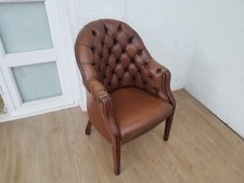 Brown leather vintage for sale  ISLEWORTH