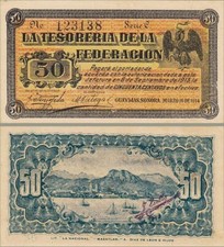 México Sonoro Tesorería de la Federación 50 Pesos 1914, UNC, P-S1059 segunda mano  Embacar hacia Mexico
