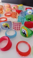 Lotto anelli plastica usato  Castel del Piano