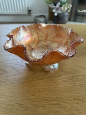 Orange iridescent carnival for sale  CHELTENHAM