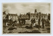 Cartão postal de redes de pesca de classificação Stornoway Escócia não usado postalmente comprar usado  Enviando para Brazil