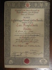Diploma attestato per usato  San Casciano in Val di Pesa