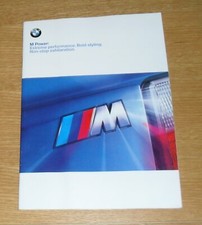 Bmw power brochure for sale  FAREHAM