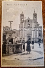 Cartolina cormons piazza usato  Italia