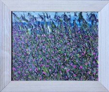 Quadro prato fiorito usato  Novara