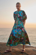 Vestido manga balão popeline íris Megan Park (R$ 499) tamanho 10 comprar usado  Enviando para Brazil