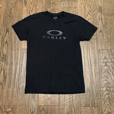Camiseta Oakley masculina preta manga curta logotipo tripulação tamanho. Pequeno comprar usado  Enviando para Brazil