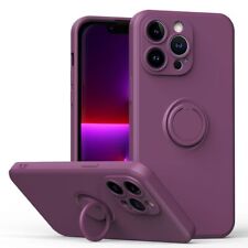 Usado, Handyhülle Für iPhone 16 15 14 13 Pro Max 11 12 XS Silikon mit Ring Ständer Case comprar usado  Enviando para Brazil