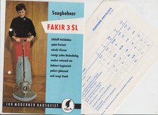 Werbeprospekt fakir saugbohner gebraucht kaufen  Lambsheim