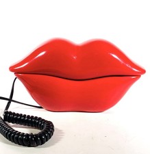 Teléfono Boca Roja, Lindo Sexy Teléfono Labial con Cable, Teléfonos Fijos con Cable Real segunda mano  Embacar hacia Mexico