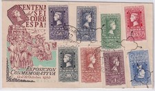 Spanien 1950: Hundertjährige Der Stempel Spain ( n° 802/05 + Pa) (Cat.58/665) segunda mano  Embacar hacia Mexico