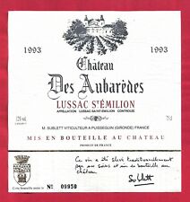 B106etiquette label lussac d'occasion  Albertville