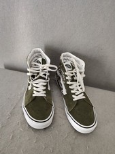 Tênis Vans Sk8-Hi Masculino 10 Verde Oliva Branco Bandana Sapatos de Skate Top Alto comprar usado  Enviando para Brazil