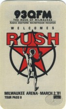 Rush 1981 milwaukee for sale  Southlake