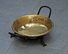 Plat ancien laiton. d'occasion Plat ancien laiton. d'occasion  Verrières-le-Buisson