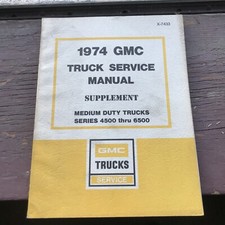 service gmc truck manual 1974 for sale  Fairfax