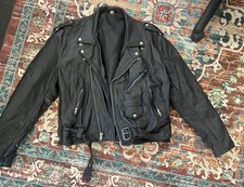 Vtg black leather for sale  Eureka Springs
