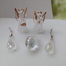 Christmas glass angels for sale  MARKET HARBOROUGH