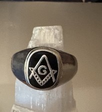 Stainless masonic ring for sale  Hebron