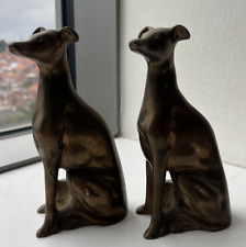 Bronze pair greyhound for sale  EDGWARE