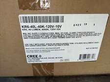 Downlight LED CREE, 6" diâmetro, 4000K, 39 Watt, 2550 lúmens kr6-40l-40k-120v-10v comprar usado  Enviando para Brazil
