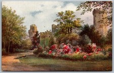 Cartão postal Warwick England c1910 unidade de entrada Castelo de Warwick, usado comprar usado  Enviando para Brazil