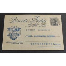 Cartolina torino biscotti usato  Alessandria