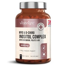 Comprimidos de inositol Myo Inositol e D Chiro com folato e cromo para SOP x 120 comprar usado  Enviando para Brazil
