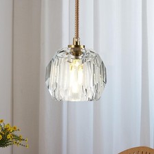 Luminária lustre pequena moderna, latão 1 luz pendurada luzes, gota de chuva... comprar usado  Enviando para Brazil