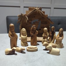 wood nativity for sale  AYLESFORD
