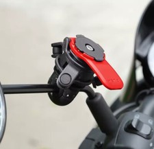 Supporto Telefono Moto Specchietto Rosso con Antivibrazioni tipo Quad Lock comprar usado  Enviando para Brazil